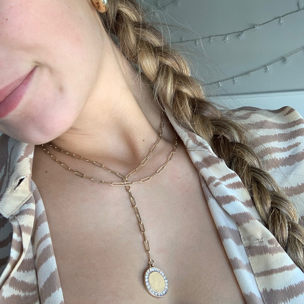 gold necklace